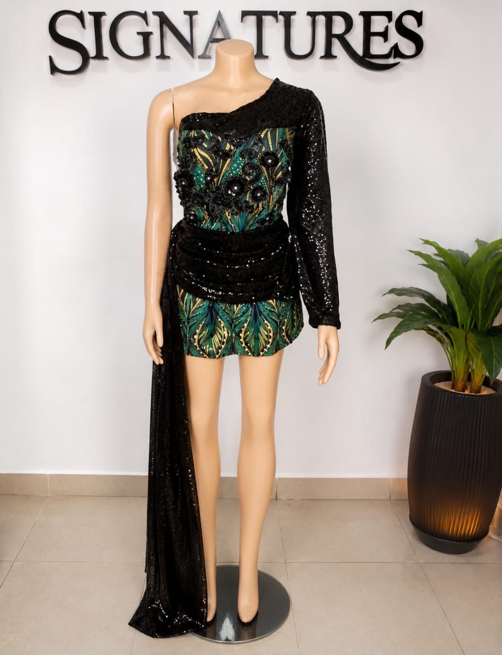 Black Evening Mini